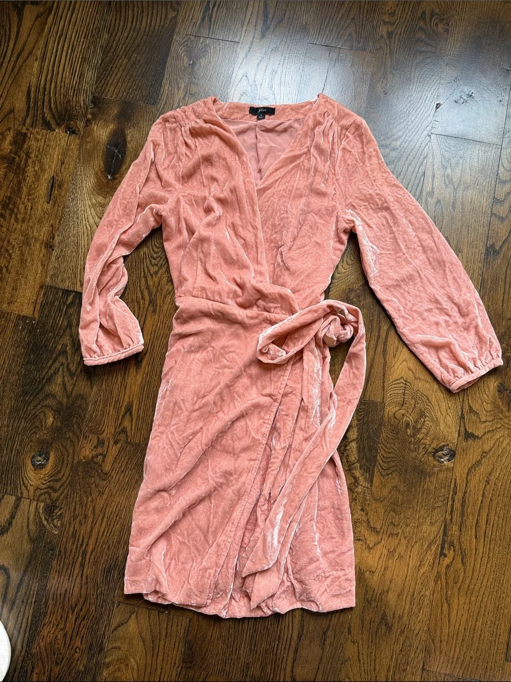 J. Crew Velvet Wrap Dress 2 NWOT